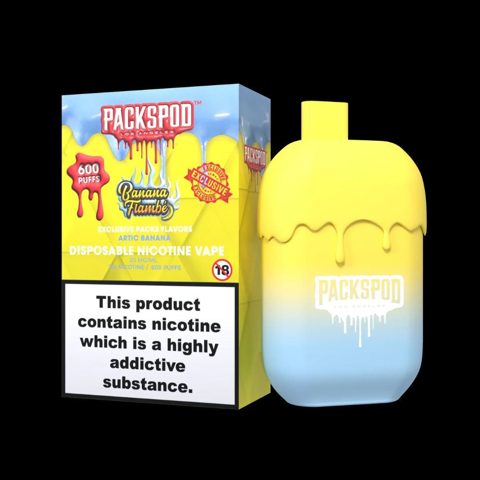 PackSpod 600 Vape - Arctic Banana