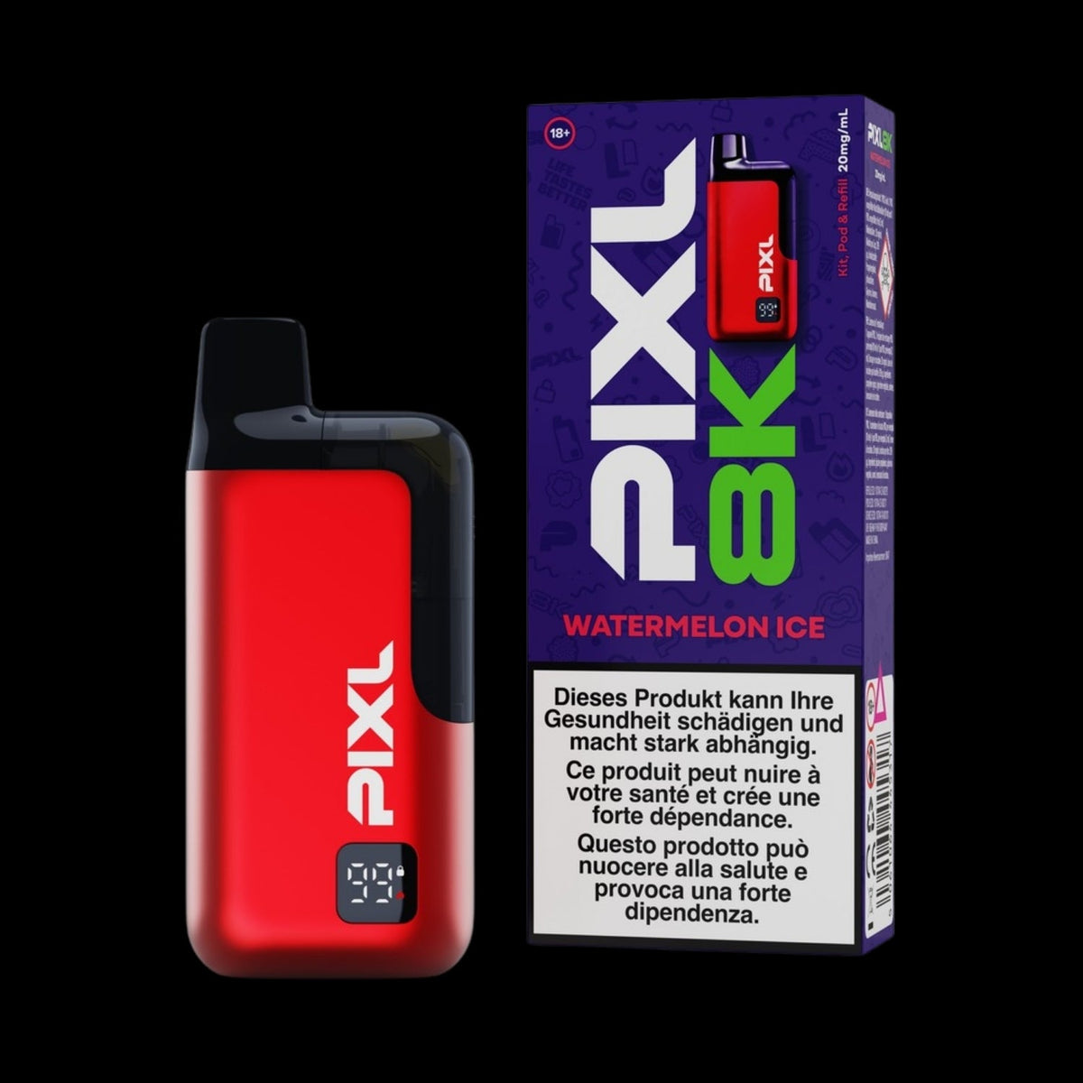 PIXL 8000 Vape Kit – Watermelon Ice